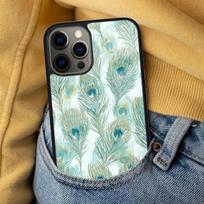Peacock Feathers Soft Phone Case for iPhone 17 Air 16e Pro max 15 Pro 13 14 Plus 11 12 MagSafe Magnetic Coque iPhone 11