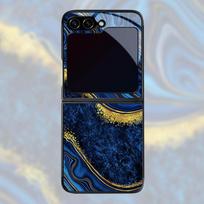 Marble Ripples Design For Samsung Galaxy Z Flip6 8 5G Flip 3 5 4 7 Foldable Case Sophistication Professional Aesthetic Statement Galaxy Z Flip 4