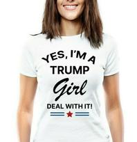I'm Trump Girl Donald Trump T Shirt Mens Womens Tees Tops President Political Funny Trump 2024 shirt XL