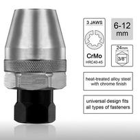 1PCS HRC40-45 Headless Bolt Extractor Double End Screw Remover 6 8 10 12mm Versatile Fastener For Mechanical Repairs 3/8In Drive China Mainland