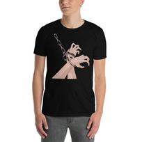 Bdsm Bondage Submissive Chained Anime  Gothic Goth Alt Unisex T-Shirt Mens Womens Tees Top L