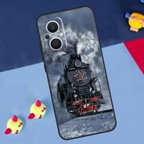 Classic Steam Train Railway For OPPO Reno 14 13 12 11 10 Pro 11F 12F 13F 14F 7 8 Lite 8T OPPO Find X9 X5 X6 X8 Pro Case OPPO Find X6 Pro
