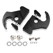 Luggage Rack Sissy Bar Docking Latch Clip Backrest Mounting For Harley for Touring for Softail for Sportster Detachable Rotary juoda