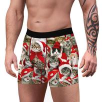 3D Digital Printed Men's Comfortable Underwear, Men's Christmas Gift, Boxer Shorts S