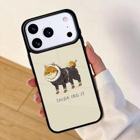 Funny Shiba Inu SOFT Mobile Phone Case for IPhone 17 AIR 16pro Max 15 14 13 12 11 Bumper Cover iPhone 12 mini