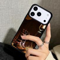 Capa Case for iPhone 17 Air 16 Pro Max 15 Plus 11 13 Mini 14 12 Back Phone Cover Cowboy Cowgirl Boots Spur Hat iPhone 15 Pro