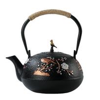 1200ML Retro Japanese Handmade Teapot with Filter Health Stove Boiling Teapot Cast Iron Kettle Tea Set Gifts