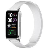 Silicone Loop Strap for Huawei Band 10 9 8 Magnetic Bracelet Replaceable Wristband Correa for Huawei Band 10 9 Sports Watchband Huawei Band 10 balta