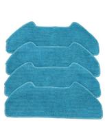 For Redkey R10 Robot Vacuum Cleaner Mop Cloth Spare Parts 4 or 10 Pack Microfiber Cloths for Regular Floor Cleaning and Hygiene