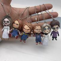 New Ghost Doll Modeling Blind Box Horror Action Figure Toys Decoration Shaking  Pendant Charm Keychain Fans Festival Gifts