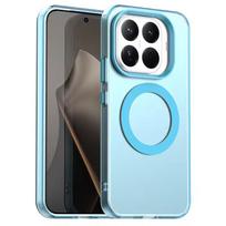 For Xiaomi 15T Pro Case Magnetic Wireless Charge Fundas Xiaomi 15T Pro Coque Matte Translucent PC Phone Cover Xiaomi 15T Pro xiaomi 15T Pro mėlyna