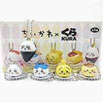 Cute Pvc Self-irony Bear Tempura Sushi Charm Blind Box Adorable Toy Figurine