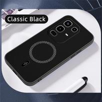 Magnetic Leather Case for Infinix Note 60 50 50S Pro Ultra 40 30 Plus Cover Soft Shockproof Full Camera Mag-safe Shell Fundas Infinix Note 30 juoda