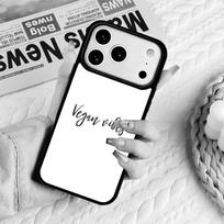 VEGAN VEGGIE Phone Case For IPhone 17 16e 15 14 13 12 11 Pro Max Air Mini Soft Protective Cover iPhone 14 Pro