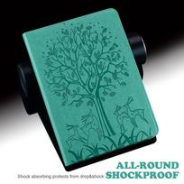 For Xiaomi Redmi Pad SE 11 Inch 2023 Case 3D Tree Patterm Case Leather Tablet Cover for Xiaomi RedmiPad SE 11 2023 Caqa RedmiPad SE 11 žalia
