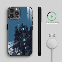 U-Upgraded T-Titan C-Camera Man    Phone Case For iPhone17,16,15,14,13,12,11 Plus,Pro Max Magnetic For Magsafe Wireless Charging iPhone13