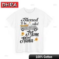 Mom Grandma Shirt Blessed To Be Called Mom and Nana Sunflower Cute Shirt Aesthetic Trendy Stylish Cute Aesthetic Retro Shirt S įvairiaspalvis