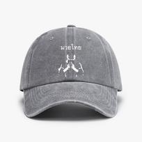 Muay Thai Boxing Fighter Baseball Cap Unisex Women Distressed Washed denim Snapback Hat Outdoor Running Golf Hats Adjustable