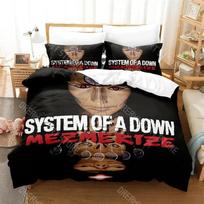 3D Print System Of A Down Rock band Bedding Set Boys Girls Twin Queen King Size Duvet Cover Pillowcase Bed boys Teen Adults 135x200cm