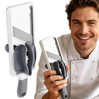 Multifunctional Vegetable Slicer Potato Cutter Kitchen Mandoline Slicer Adjustable Thickness Vegetable Cutter with Safety Holder for Home Use One Size juoda