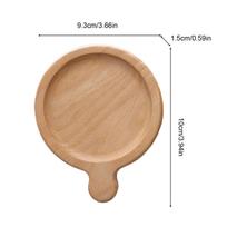 Wood Coaster Heat-Resistant Tabletop Protection Reusable Drink Coaster For Home Restaurant Kitchen Dishes Bowl Teapot Wine Beer