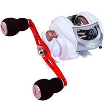Sougayilang Baitcasting Ritė 18+1BB Dviejų stabdžių 7,4OZ anglies Baitcaster žvejybos ritė Left Hand balta
