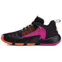 Adidas Trae Unlimited Juodi Lygūs Fuksijos Oranžiniai Unisex Sportbačiai Pagrindinė Juoda Rėkianti Oranžinė IE2143 44 black