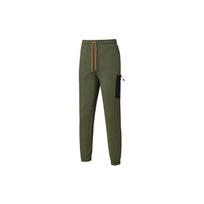 PUMA Interstellar Casual Fleece-Lined Reflective Joggers Knit Sweatpants Men Bottoms Dark-Green 530297-64 XS