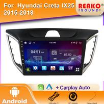 Android automobilinis radijas, skirtas Hyundai Creta Ix25 2015 2017 2019 2 Din Multimedia Player Navigation GPS Carplay Stereo DVD 2din auto 4 core 1GB+32GB carplay