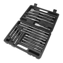 17Pcs Hammer Drill Chisel Bit Combination Set Electric Rotary Hammer Parts for Concrete Tile with