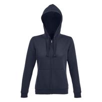 Womens/Ladies Spike Full Zip Hoodie M prancūziška mėlyna spalva