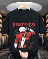 Devil May Cry Dante T-Shirt Unisex Shirt All Size gift for kids,cartoon clothes L