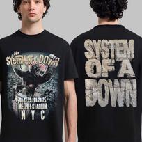 System Of A Down New York City 2025 Metlife Stadium August 27 28 Unisex Unisex T-Shirt XL
