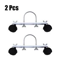 2pcs Oil Ting Hydroelectric Radiator Electric Heater Special Mobile Pulley Bracket Universal Wheel Radiator Castor Base Bracket juoda