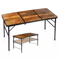 Sulankstomas stalas 120x60x37/66 cm