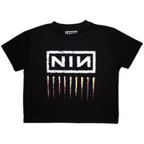 Authentic Nine Inch Nails Women's Downward Spiral Crop Top T-Shirt S-2XL NEW XL