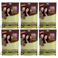 @ Megha Mehandi Hair Powder Dark Brown For Unisex Pack Of 6 Each 45g