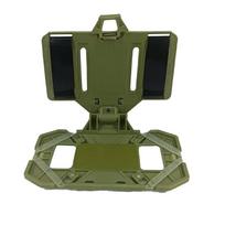 Tactical MOLLE Navigation Board Foldable Mobile Phone Holder Chest Bag Admin Panel - Hunting Vests Tactical Organizer Accessory žalia