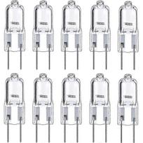 10pcs G6.35 Halogen Light Bulbs 2 Pin 12v 35w, Warm White 2700k, For Chandeliers, Track Lights, Landscape Lights, Desk Lamps s202412242326