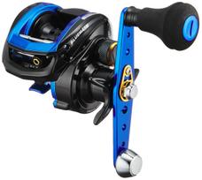 Abu Garcia BLUEMAX Boat Power Baitcasting Reel for Boat Fishing 3-L Left-Handed Reel, Handle,
