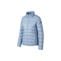 Skechers Basic Sports Series Solid Color Outdoor Quilted Lightweight Stand Collar Short Down Jacket Women jackets Storm-Blue P423W121-02N8 S