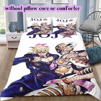 JOJO anime Character Soft and Comfortable Duvet Cover, Children's Bedding Set Gift, Extra Large Size, Various Sizes Available 135x200cm
