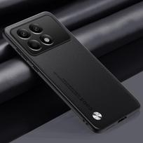 Luxury PU Leather Case For Xiaomi Poco F6 Pro 5G Back Cover Matte Silicone Full Protection Phone Case For Poco F6Pro PocoF6 Pro For Poco F6 Pro juoda