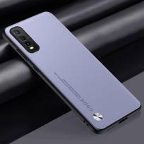 Luxury PU Leather Case For Vivo Y20 Y20S Y20i Y11S Y12S Back Cover Matte Silicone Full Protection Phone Case For Vivo iQOO U1X For Vivo Y20 šviesiai violetinė spalva