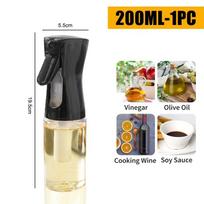 200/300/500ml Oil Spray Bottle BBQ Cooking Olive Oil Sprayer Plastic Baking Oil Dispenser Empty Bottle for Vinegar Oil