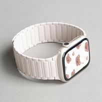 Magnetic Loop strap for Apple Watch ultra2 3 Band 44mm 40mm 49mm 45mm 41mm 46mm Silicone Bracelet iWatch Series 10 9 8 7 3 Se 11 S10-42mm 38 40 41mm
