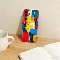 b-bauhaus style abstract piet mondrian Phone Case For Samsung Galaxy A73,A72,A71,A70,A53,A52,A51,Others Soft Black Cover Samsung a12
