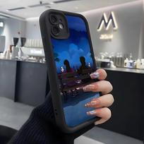 B-benys Jr Album Phone Case For IPhone Air 17 Pro Max 16 E 15 14 Pro Max 13 12 11 Mini Plus Soft Silicone Black Cover iPhone 13 Pro Max