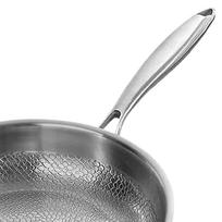 Fry Pan Non Stick Hammered Skillet Stainless Steel Kitchen Pans For Induction Searing Steak Sauteing Stove Home Kitchen Cooking China Mainland