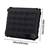 Self-Inflating Stadium Seat Cushion With Reflective Strip & Back Support, Portable Blow Up Chair For Outdoor Sports Events Camp juoda